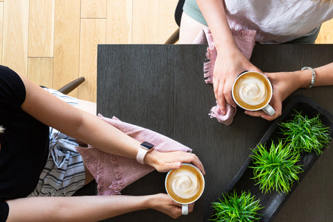 Friends having a coffee