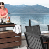 Mocha Brown::Gallery::Transformer Patio Bar Cart