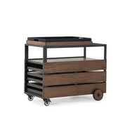 Mocha Brown::Gallery::Transformer Patio Bar Cart