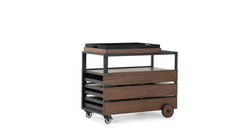 Mocha Brown::Gallery::Transformer Patio Bar Cart