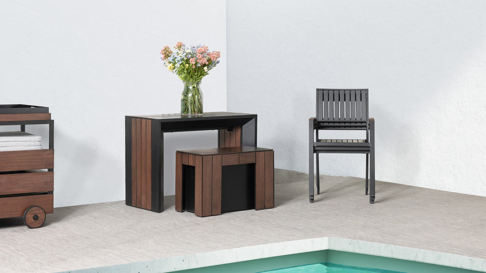 Mocha Brown::Gallery::Transformer Patio Chairs