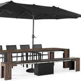 Mocha Brown::Gallery::Transformer Patio Umbrella