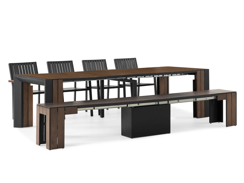 Mocha Brown::Gallery::Transformer Patio Dining Set