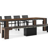 Mocha Brown::Gallery::Transformer Patio Dining Set