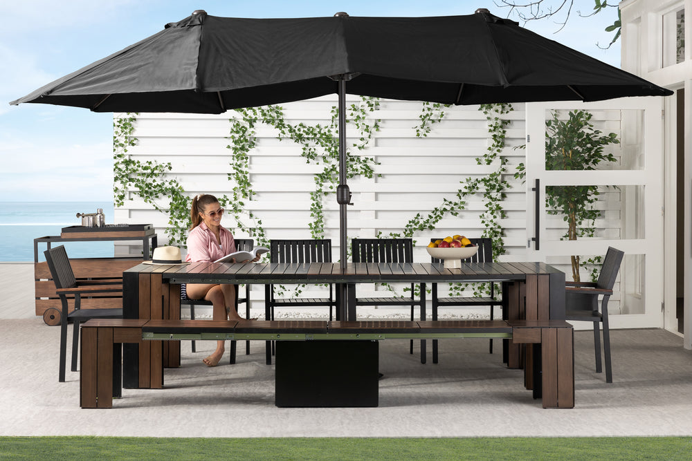 Mocha Brown::Gallery::Transformer Patio Umbrella