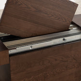 Brazilian Sequoia::Gallery::Brazilian Sequoia Transformer Table Shown with Removable Panels