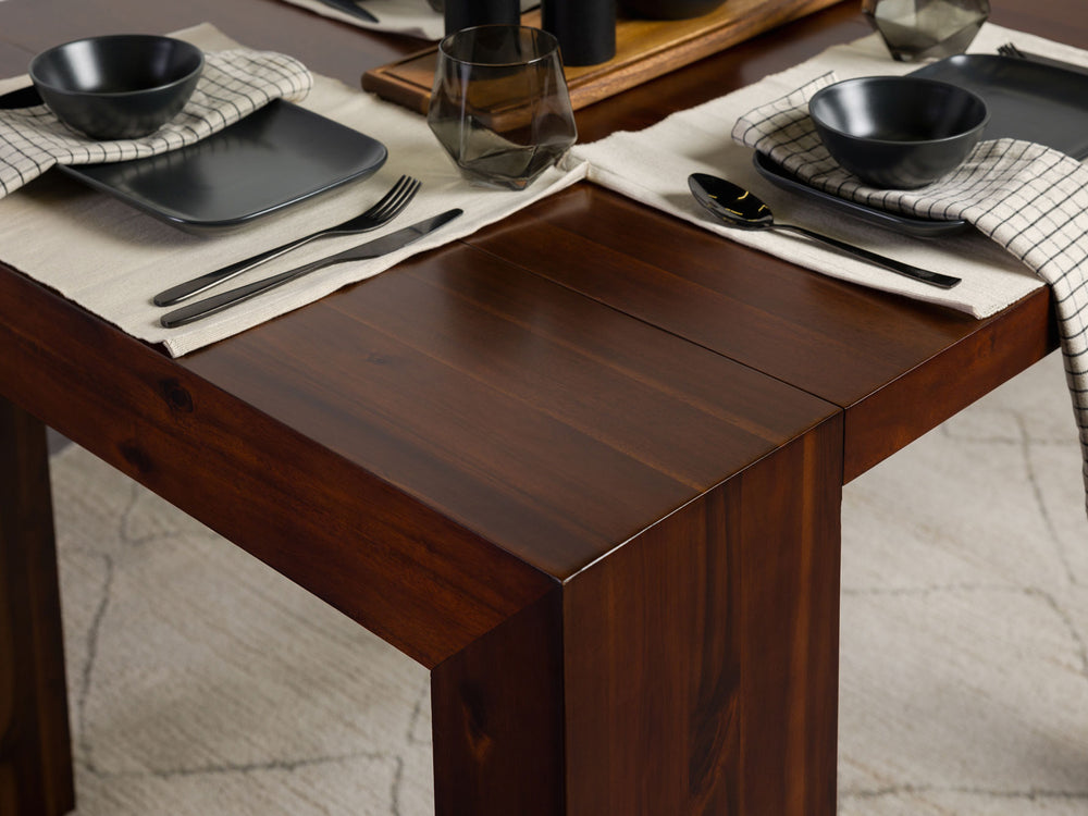 American Mahogany::Gallery::American Mahogany Transformer Table Shown with Removable Panels