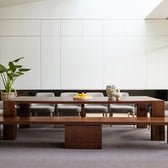 American Mahogany::Gallery::American Mahogany Transformer Table Shown with Removable Panels